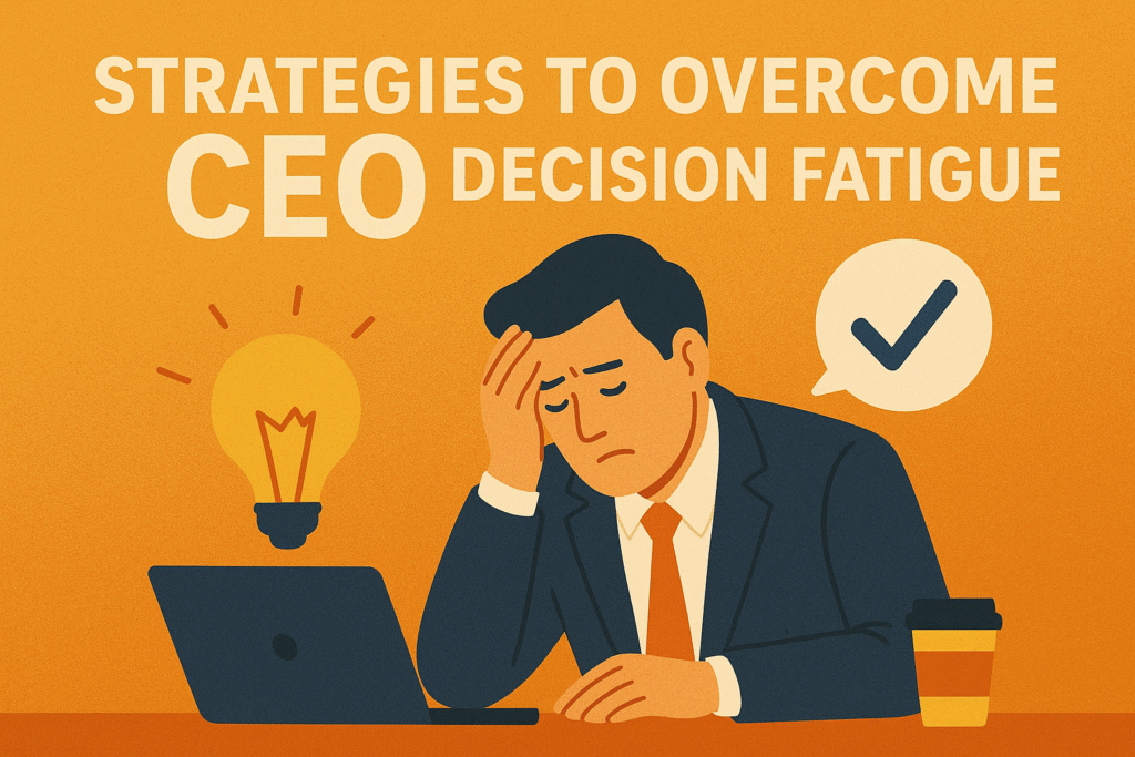 strategies to overcome CEO decision fatigue
